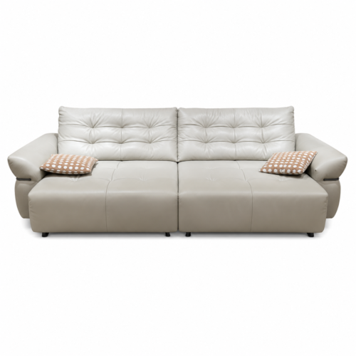 ThreeSeater Power Slide Leather Sofa LSGP66817