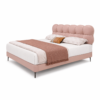 Pink Cloud Leather Upholstered Bed T-ERT-P6777-A