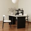 Travertine-Look Sintered Stone Dining Table YGZT5152
