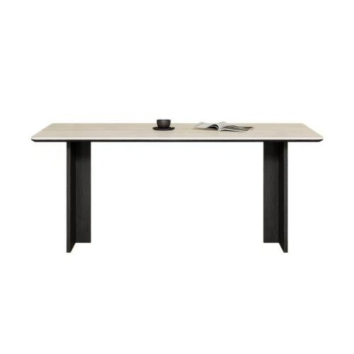 YGZT5152-4 Travertine-Look Sintered Stone Dining Table YGZT5152