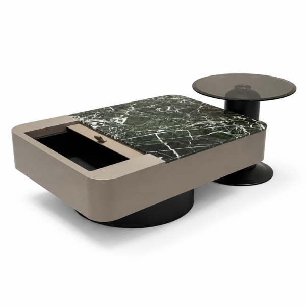 Napa Green Natural Stone Coffee Table Set