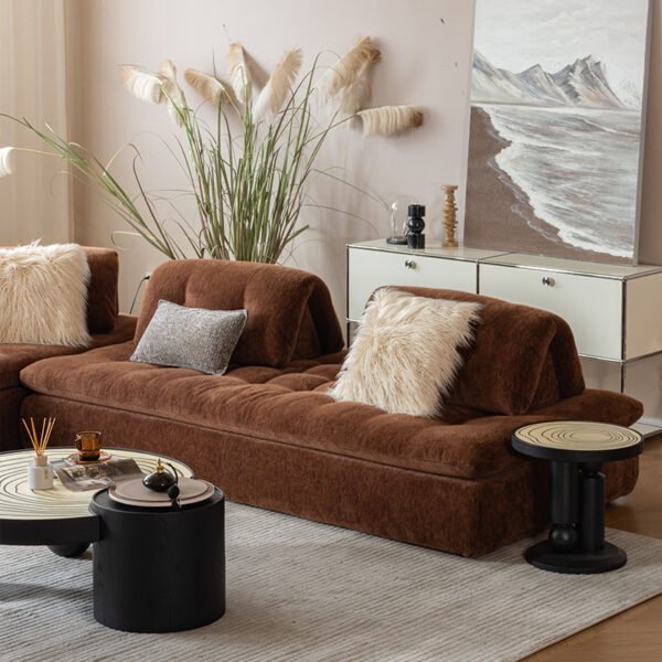 Freedom Island Chenille Lounge Sofa – LS-B6F0380-A