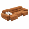 Caramel Orange Electric Sliding Fabric SofaLSG-B6352