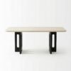 Yutu Natural Travertine Rectangular Dining Table