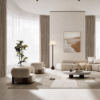 LS-20 DOUBLE-SIDED CHENILLE LINEN-TEXTURE COLLECTION · NUT LATTE