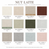 LS-20 DOUBLE-SIDED CHENILLE LINEN-TEXTURE COLLECTION · NUT LATTE