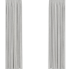 LS-23 LIGHT GREY WHISPER DOUBLE-SIDED FINE-TEXTURE LINEN-LOOK CURTAIN