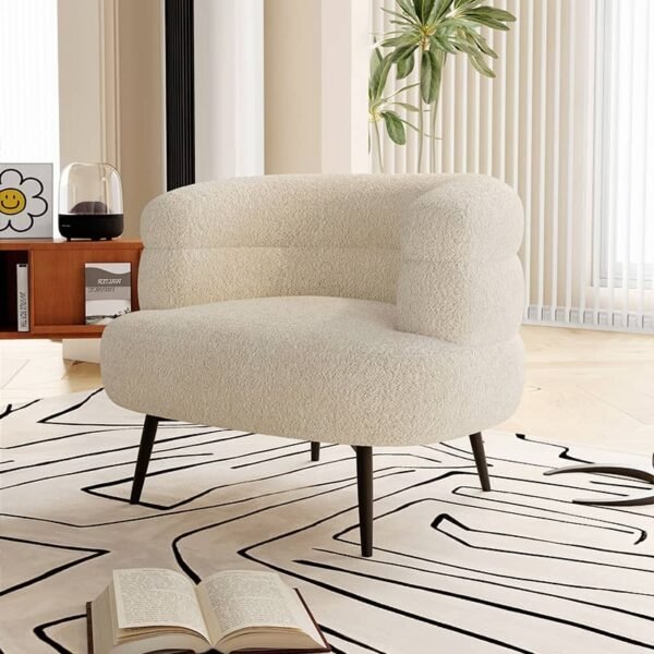 Bouclé Lounge ChairXY5171BOBO