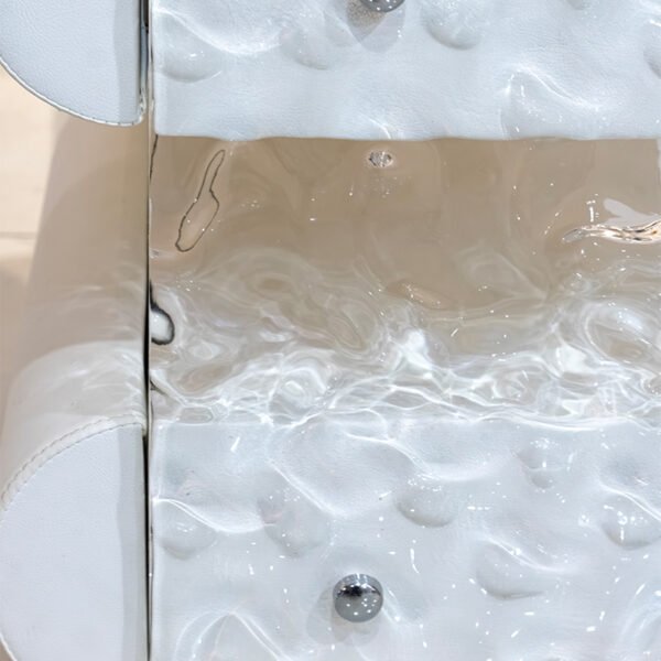 GZBC85 Acrylic LED Bedside Table