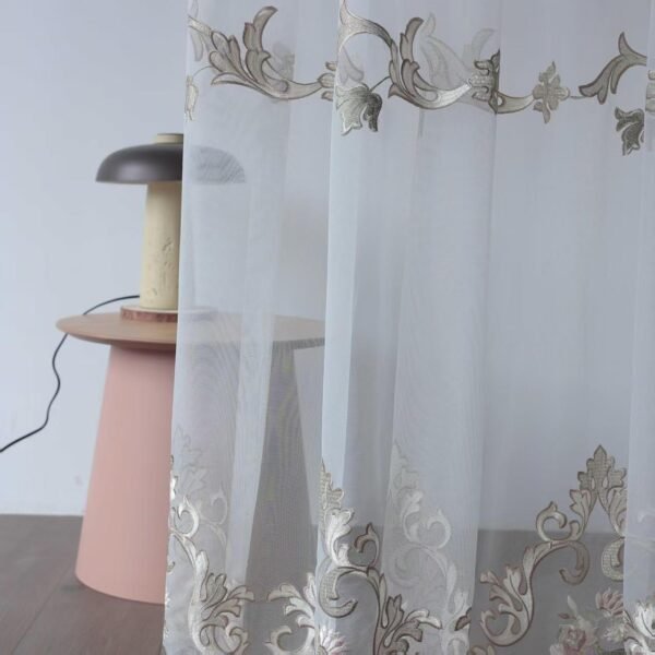 Embroidered Sheer Curtain