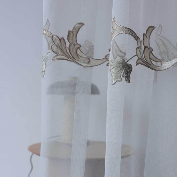 Embroidered Sheer Curtain