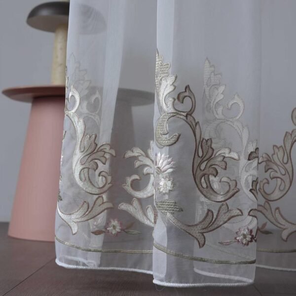Embroidered Sheer Curtain