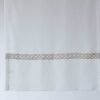 Cross Linen Embroidered Sheer Curtain