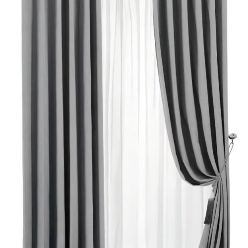 CHENILLE THREE-PROOF CUSTOM SOLID CURTAIN-1 CHENILLE THREE-PROOF CUSTOM SOLID CURTAIN