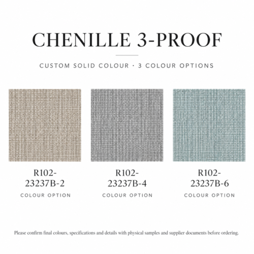 CHENILLE THREE-PROOF CUSTOM SOLID CURTAIN-2