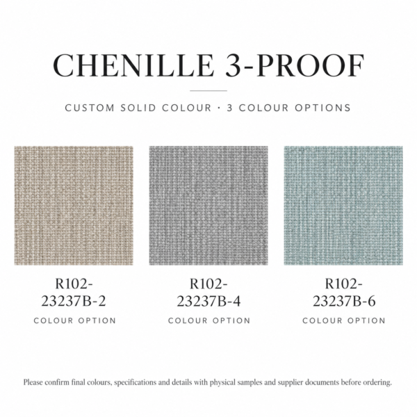 CHENILLE THREE-PROOF CUSTOM SOLID CURTAIN