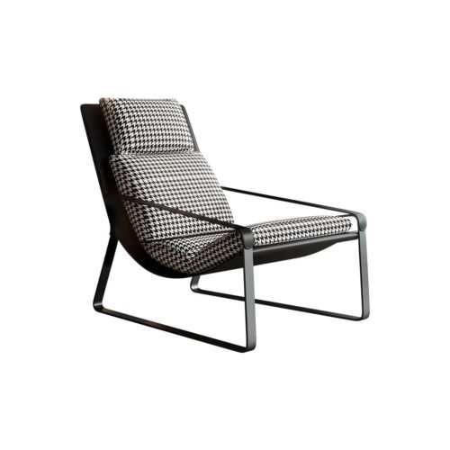DY2004-3 Houndstooth Lounge ChairDY2004