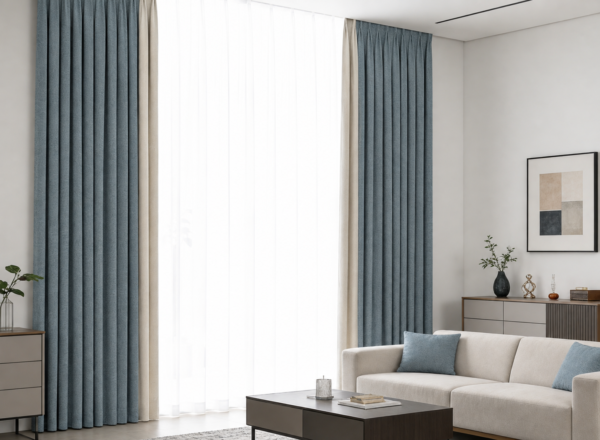 LS-24 COLLECTION · MIST BLUE BROCADE