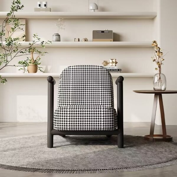 Houndstooth Sled Lounge ChairXY0020