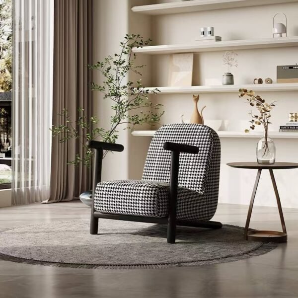 Houndstooth Sled Lounge ChairXY0020