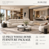 12-Piece Whole-Home Furniture Package