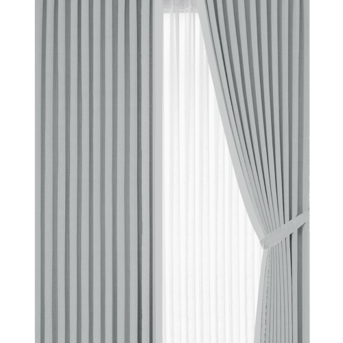 Herringbone Cotton Solid Curtain